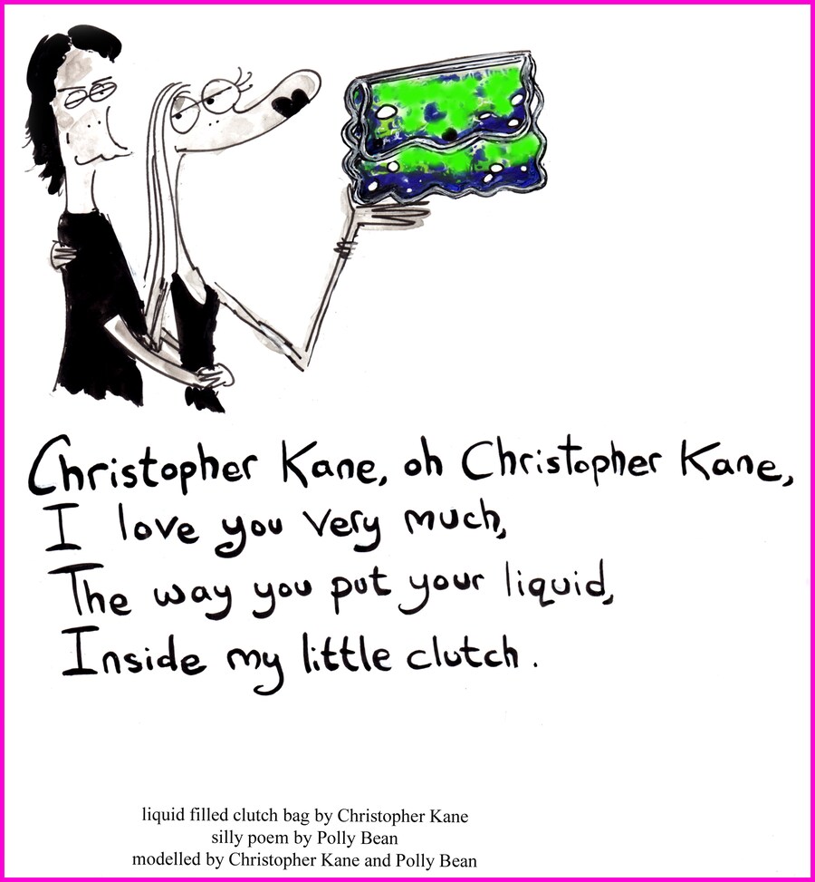 Polly Bean in Christopher Kane