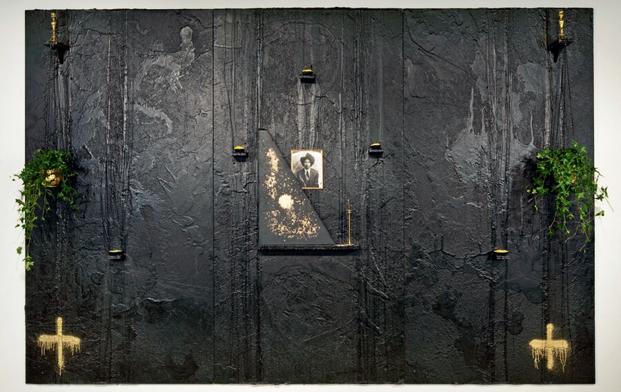 P. 120: Rashid Johnson, Cosmic Topology, 2009