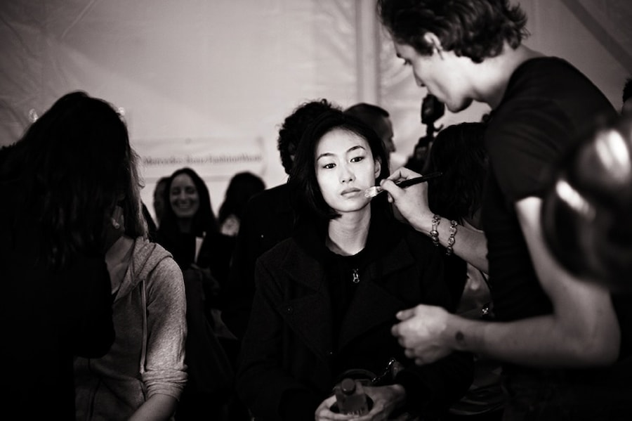 Backstage at Richard Chai Love, S/S12
