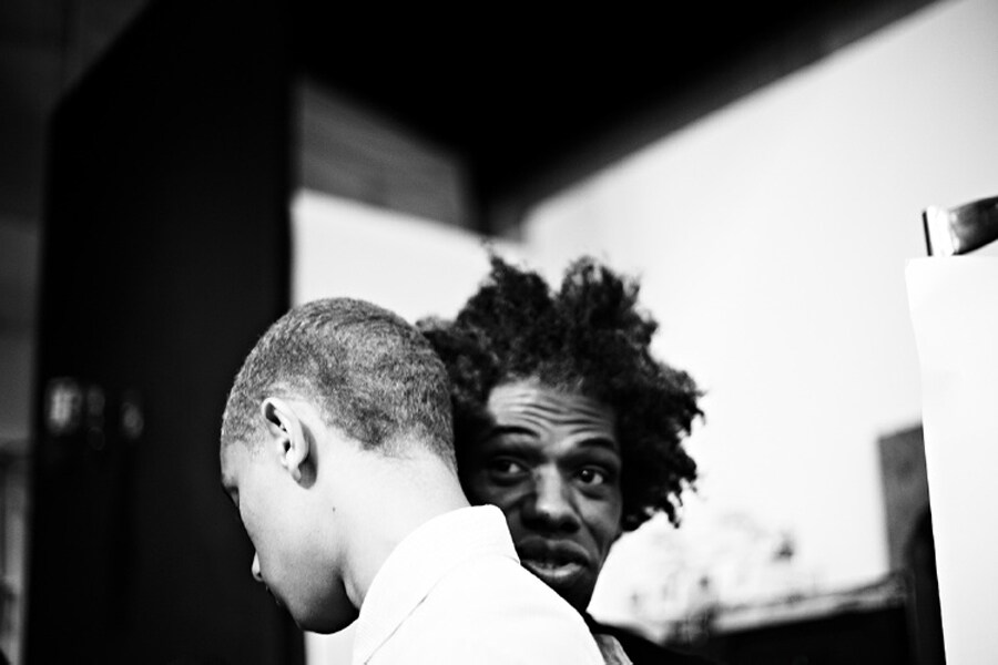 Backstage at Richard Chai Love, S/S12