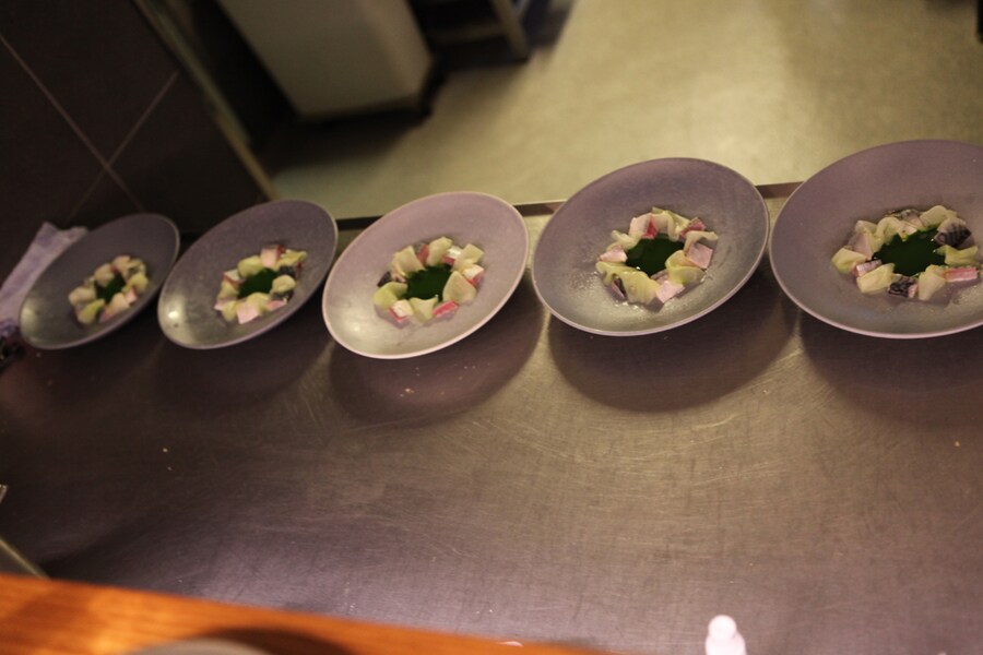 Prepping Mackerel