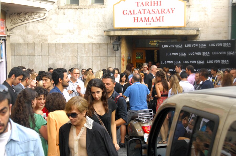 Outside Galatasaray Hamami
