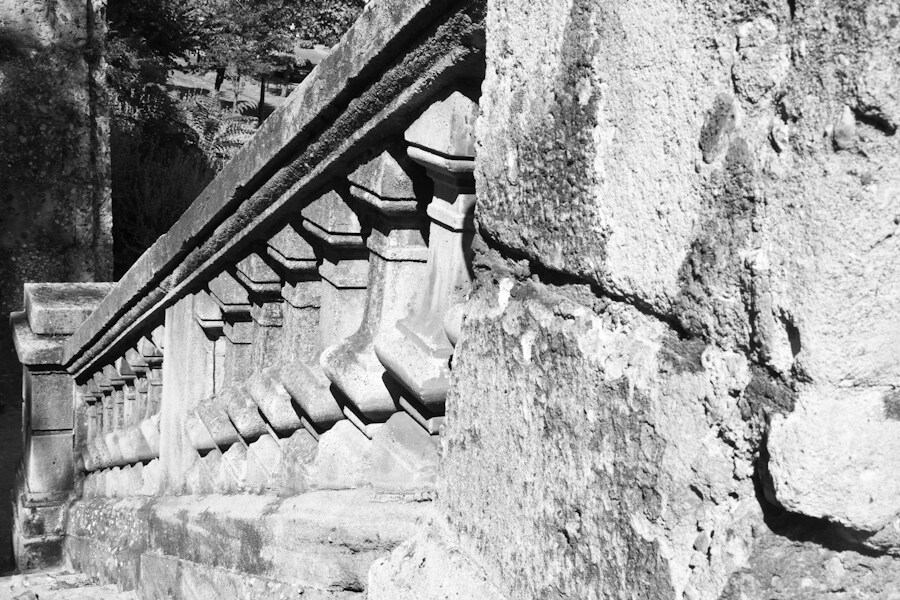 Steps outside the Prada show