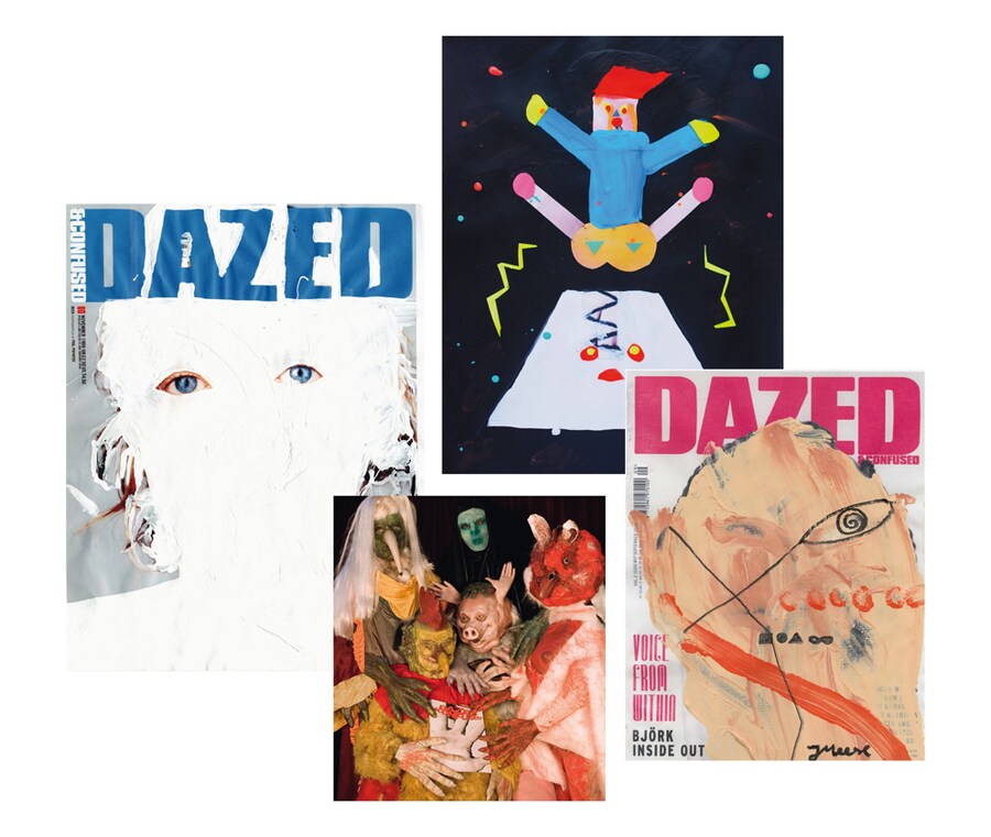 Covers made by (l-r) Terence Koh (1999), Marnie Weber (1999)