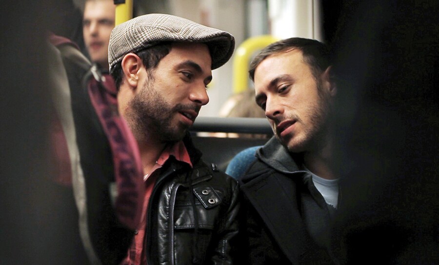 On the set of Weekend by Andrew Haigh