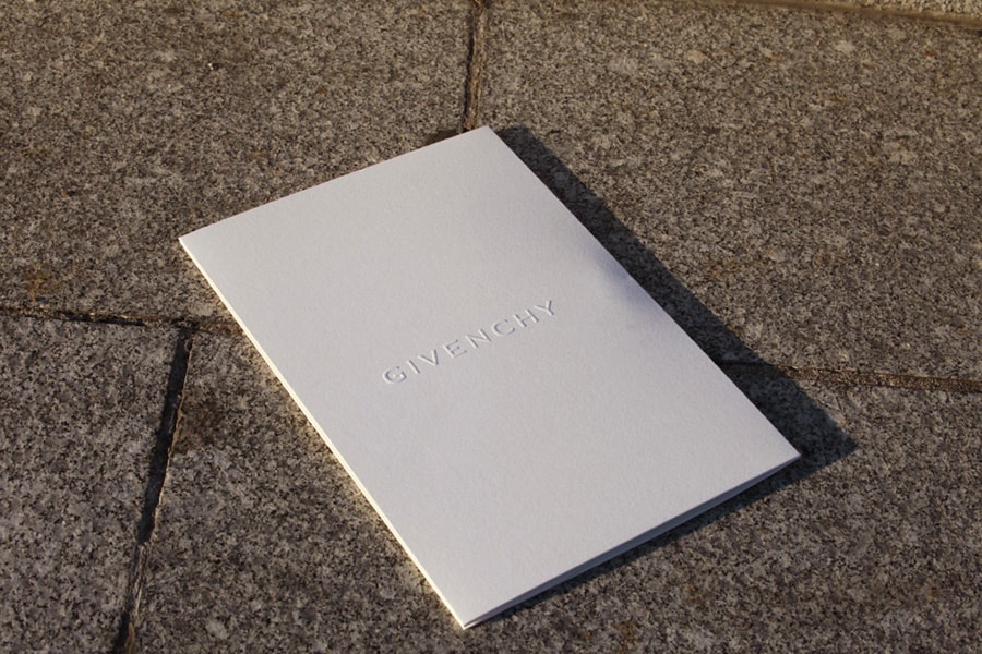 Givenchy S/S12 invitation designed by M/M (Paris)