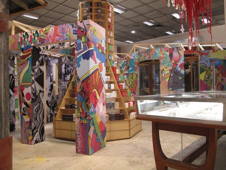 In-store at Dover Street Market