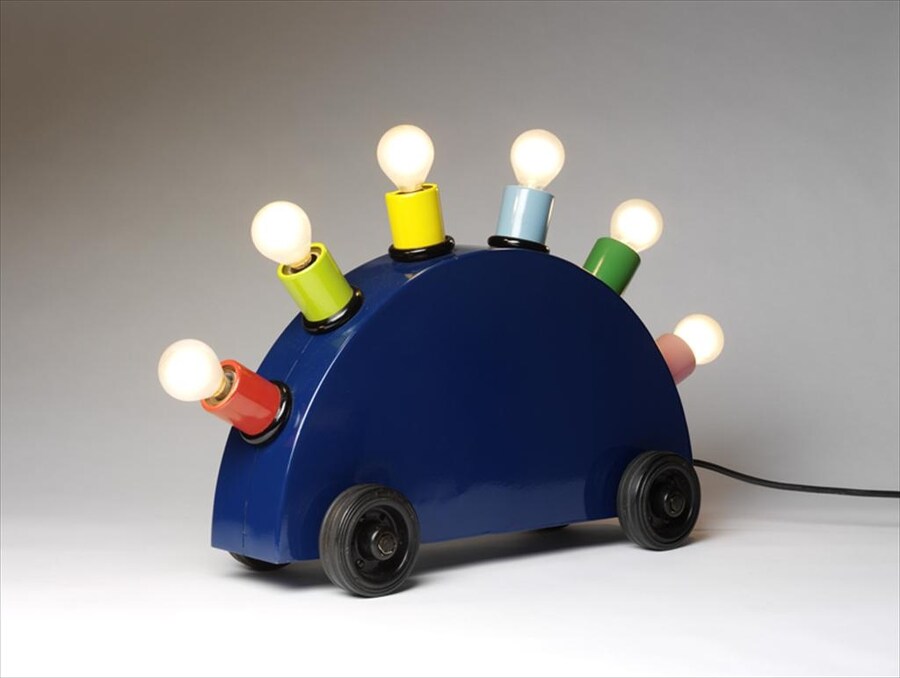 &#39;Super Lamp&#39;, Martine Bedin, Painted steel mounted with ligh
