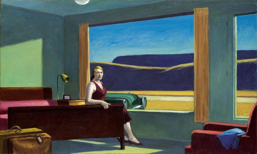 Western Motel, Edward Hopper, 1957
