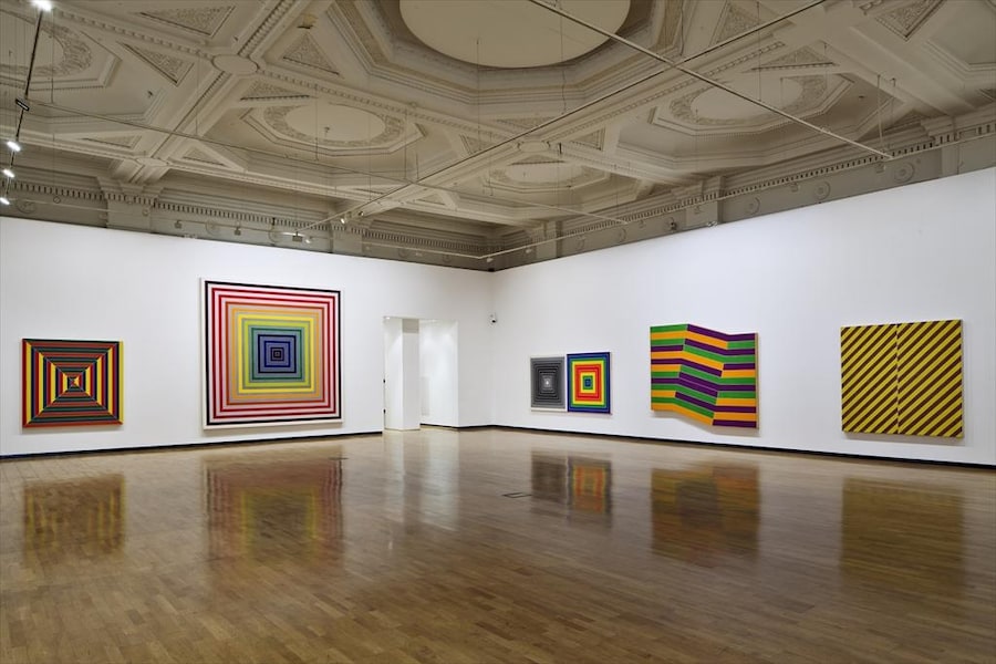 Frank Stella Installation View, Haunch of Venison