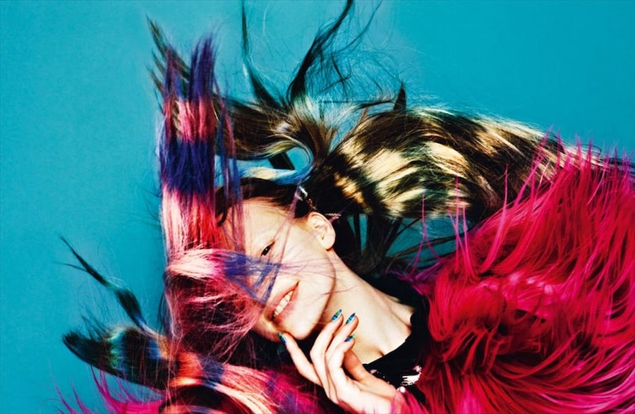 Tie-dye Hair, December 2009