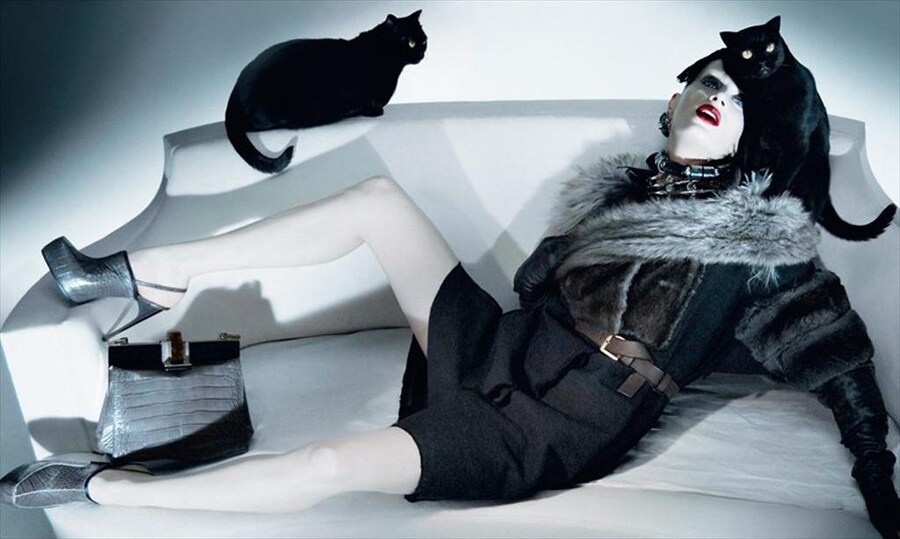Lanvin A/W09 featuring Kristen McMenamy