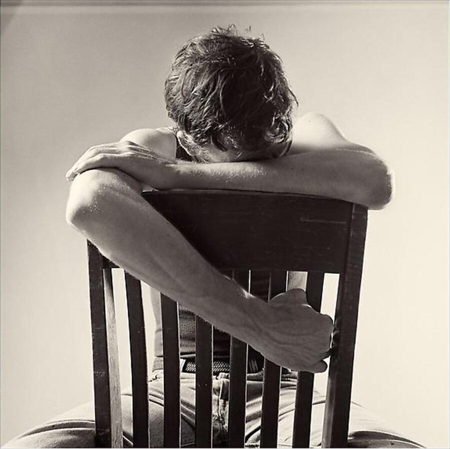 David Wojnarowicz with Chair, 1983