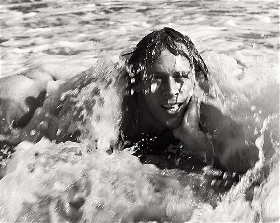 Paul Thek in the Surf, Fire Island, 1966