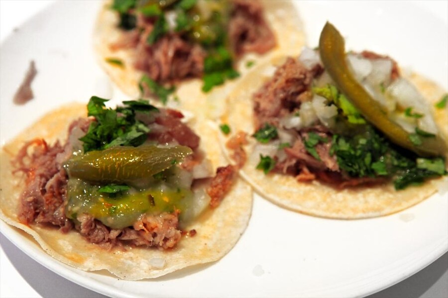 Tacos Carnitas at Taqueria