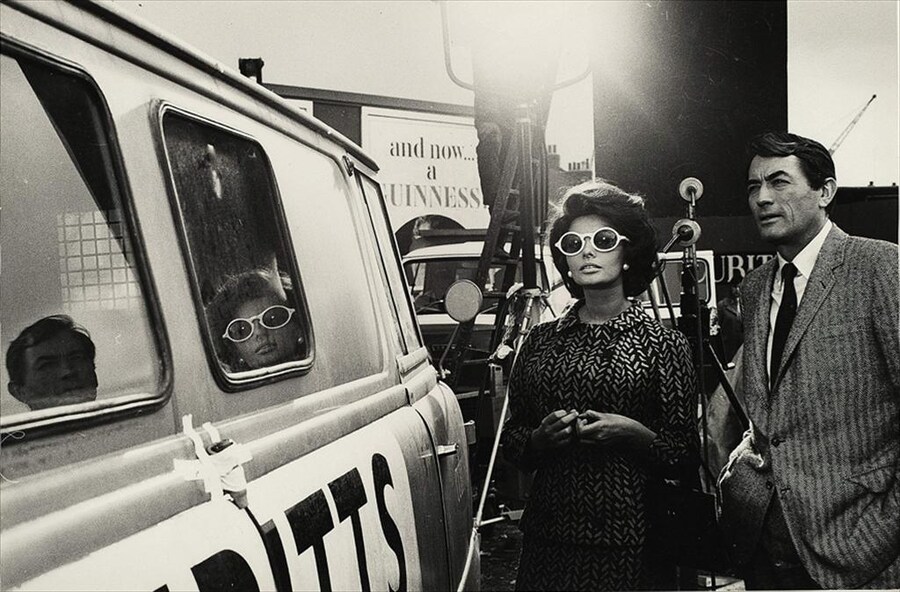 Sophie Loren and Gregory Peck, 1966, by Tazio Secchiaroli