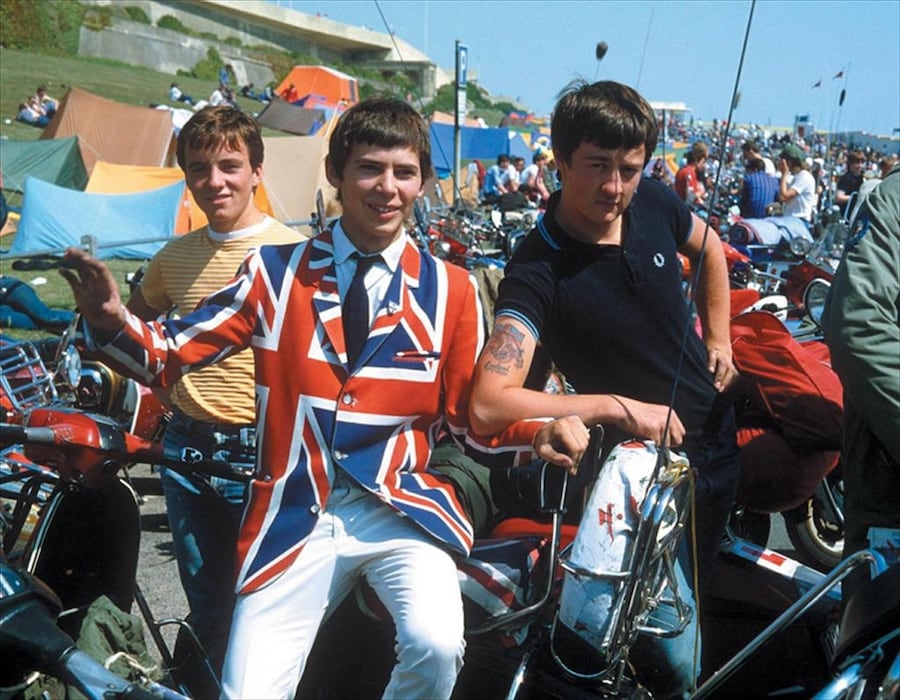 Revival Mods at the August weekender, 1982