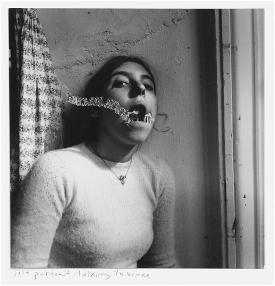Francesca Woodman, Self-portrait talking to Vince, Providenc