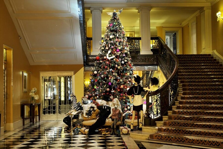 Lanvin Christmas tree at Claridges