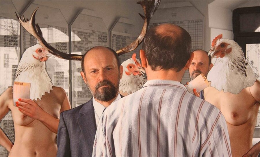Still from Surviving Life by Jan Švankmajer