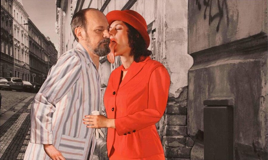 Still from Surviving Life by Jan Švankmajer