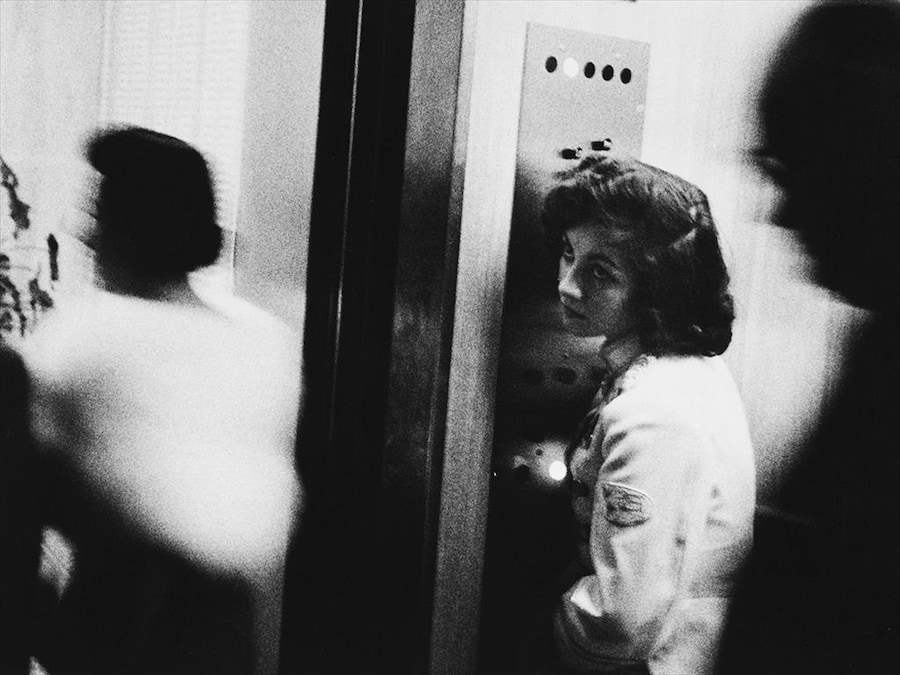 Elevator Girl, Robert Frank, 1955