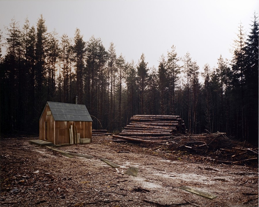 Waiting for Daylight to End (Kaczynski Cabin), Alex Hartley,