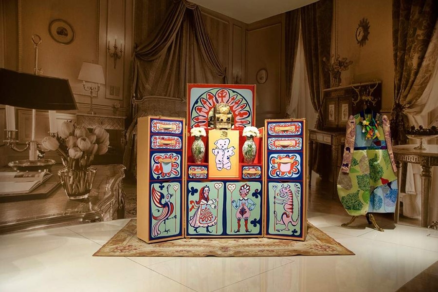 Grayson Perry Trunk created by the Louis Vuitton Asni&#232;res at
