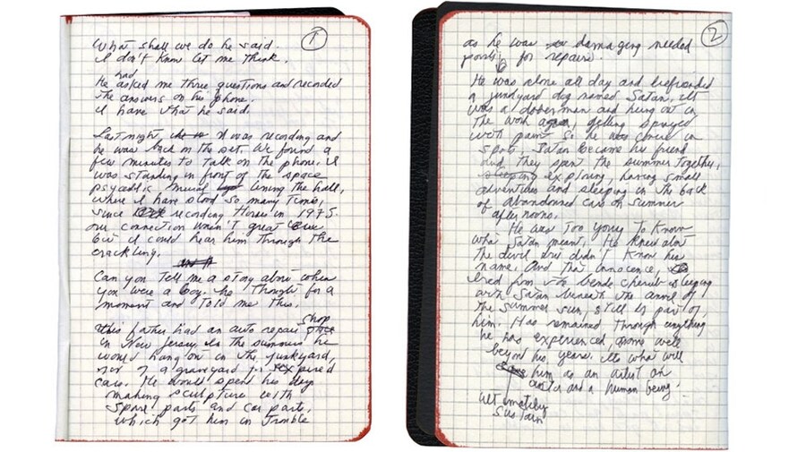 Patti Smith&#39;s handwritten notes