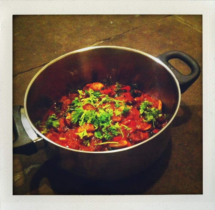 My Veggie Chilli with Chocolate