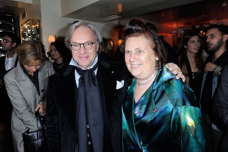 Diego Della Valle and Suzy Menkes