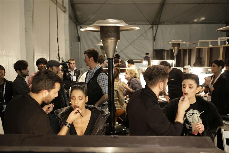 Koton show backstage, Istanbul Fashion Week