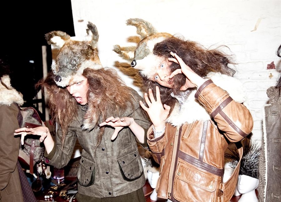 Backstage at Topshop Unique, Photography by Thomas Giddings