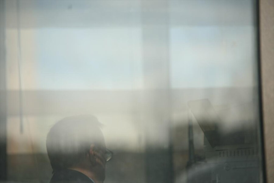 Man at work near Lodi subway, Photography by Francesco Brigi