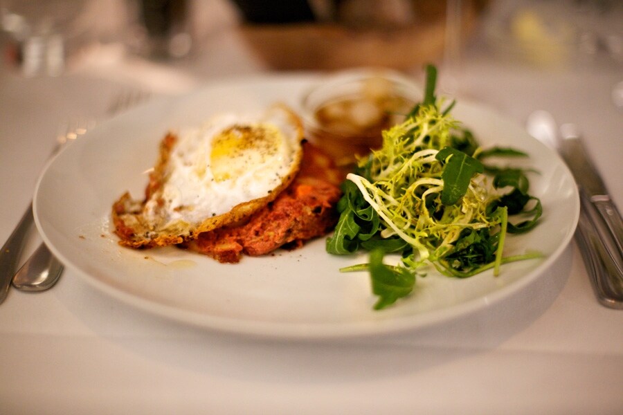 Eggs and corned beef hash