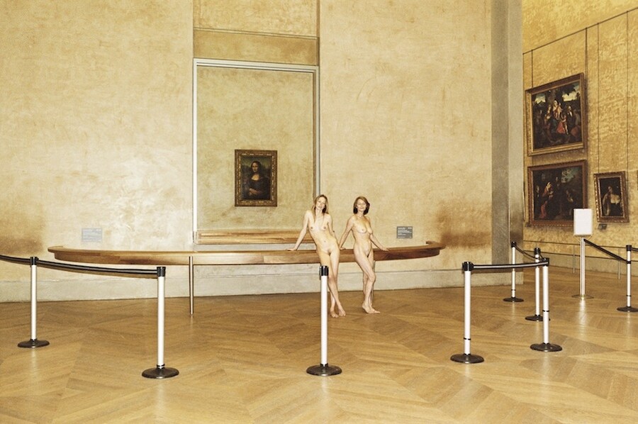 Late Night and Naked in the Louvre