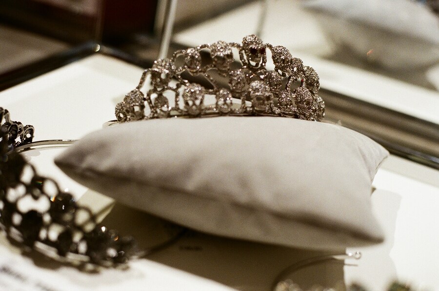 Skull Tiara by Butler &amp; Wilson, at Selfridges Tiara Shop