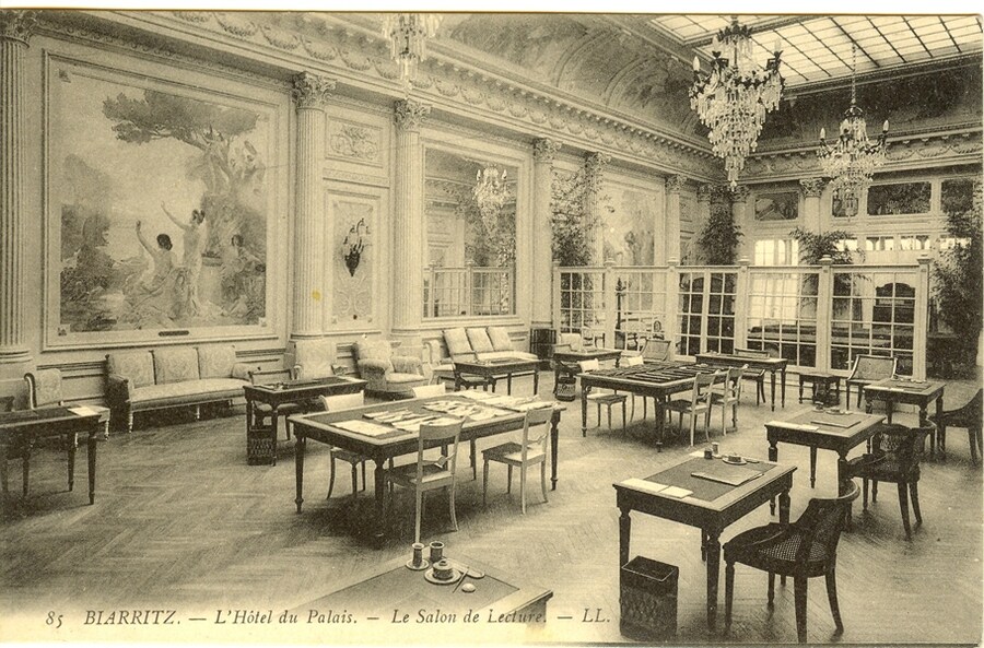 The Salon at the Hotel du Palais, Biarritz