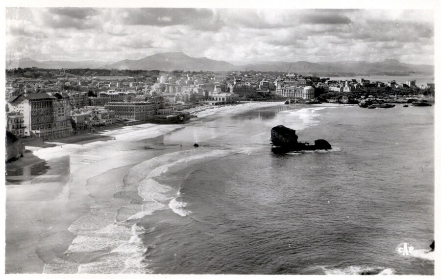 The beach at Biarritz