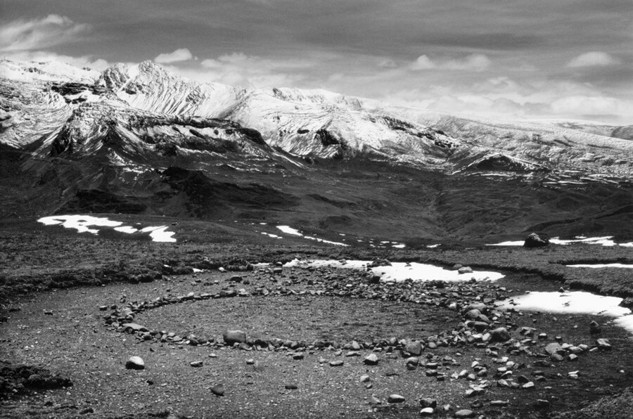 Richard Long, A Circle in the Andes, 1972