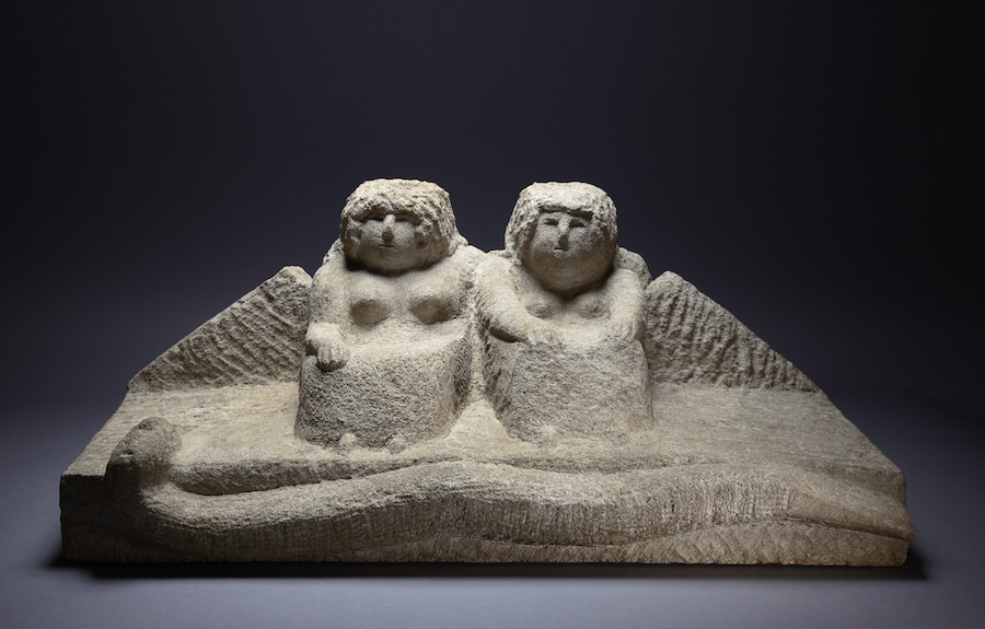 William Edmondson, Adam and Eve, c. 1940