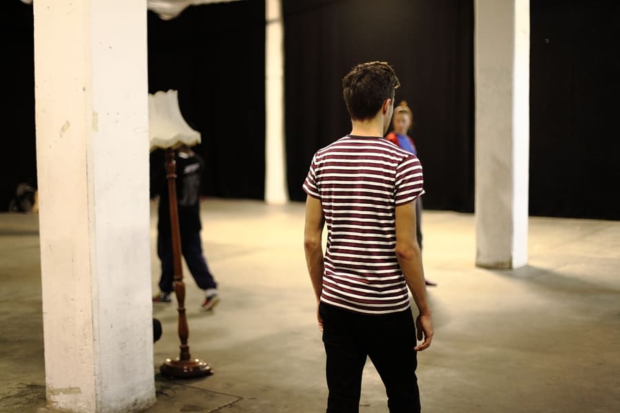Dancers rehearsing