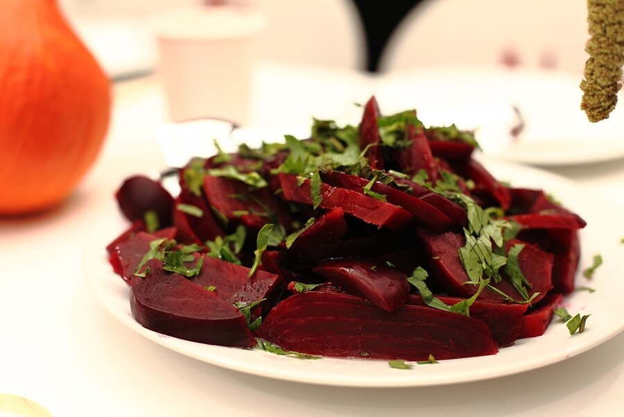 Cooked beetroot