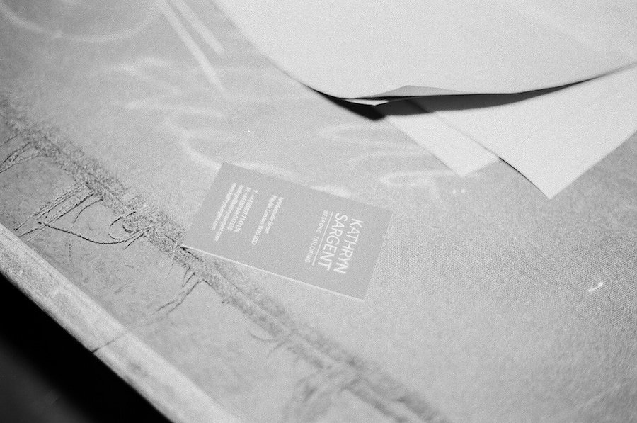 At Kathryn Sargent&#39;s studio