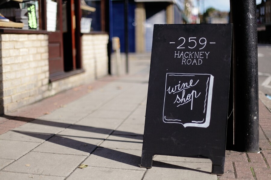 Outside 259 Hackney Road