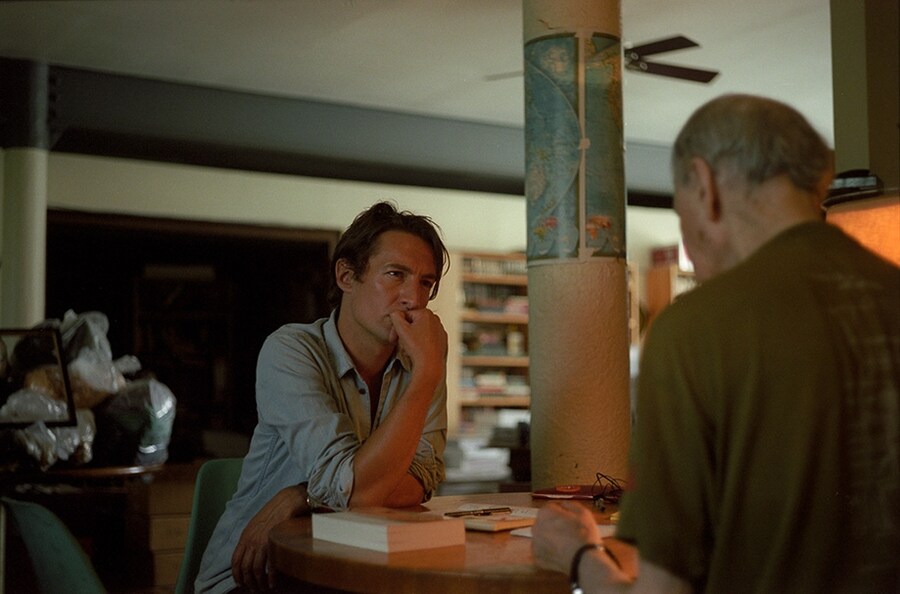 Benn Northover and Jonas Mekas in conversation