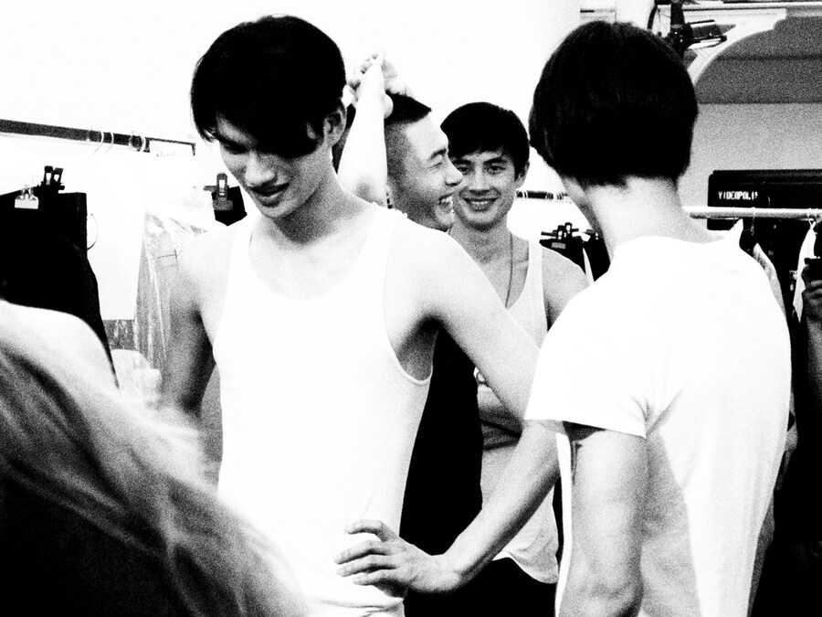 Backstage at Tillmann Lauterbach S/S13