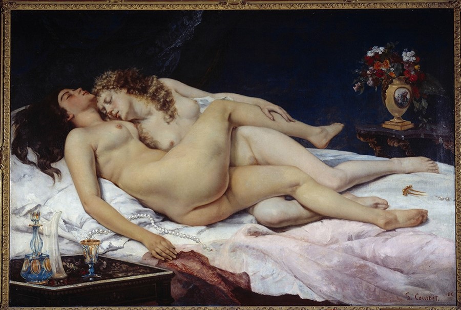 Sleep, Gustave Courbet, 1866, Petit Palais–Mus&#233;e des Beaux-A