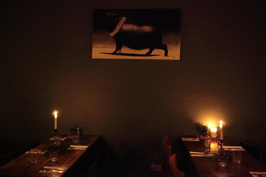 Black Pig Painting
