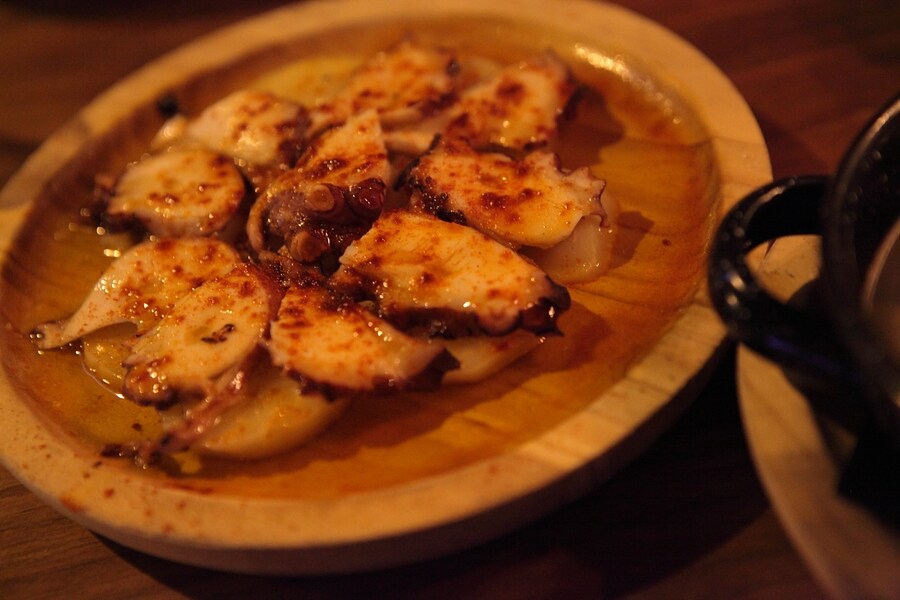 Pulpo a la Gallega at the Black Pig